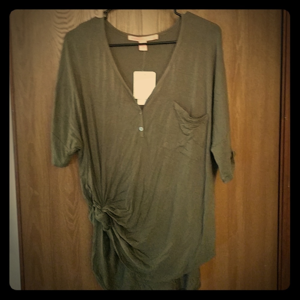 Army green tunic